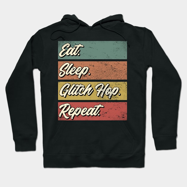 Glitch hop music fan gift . Perfect present for mother dad friend him or her Hoodie by SerenityByAlex